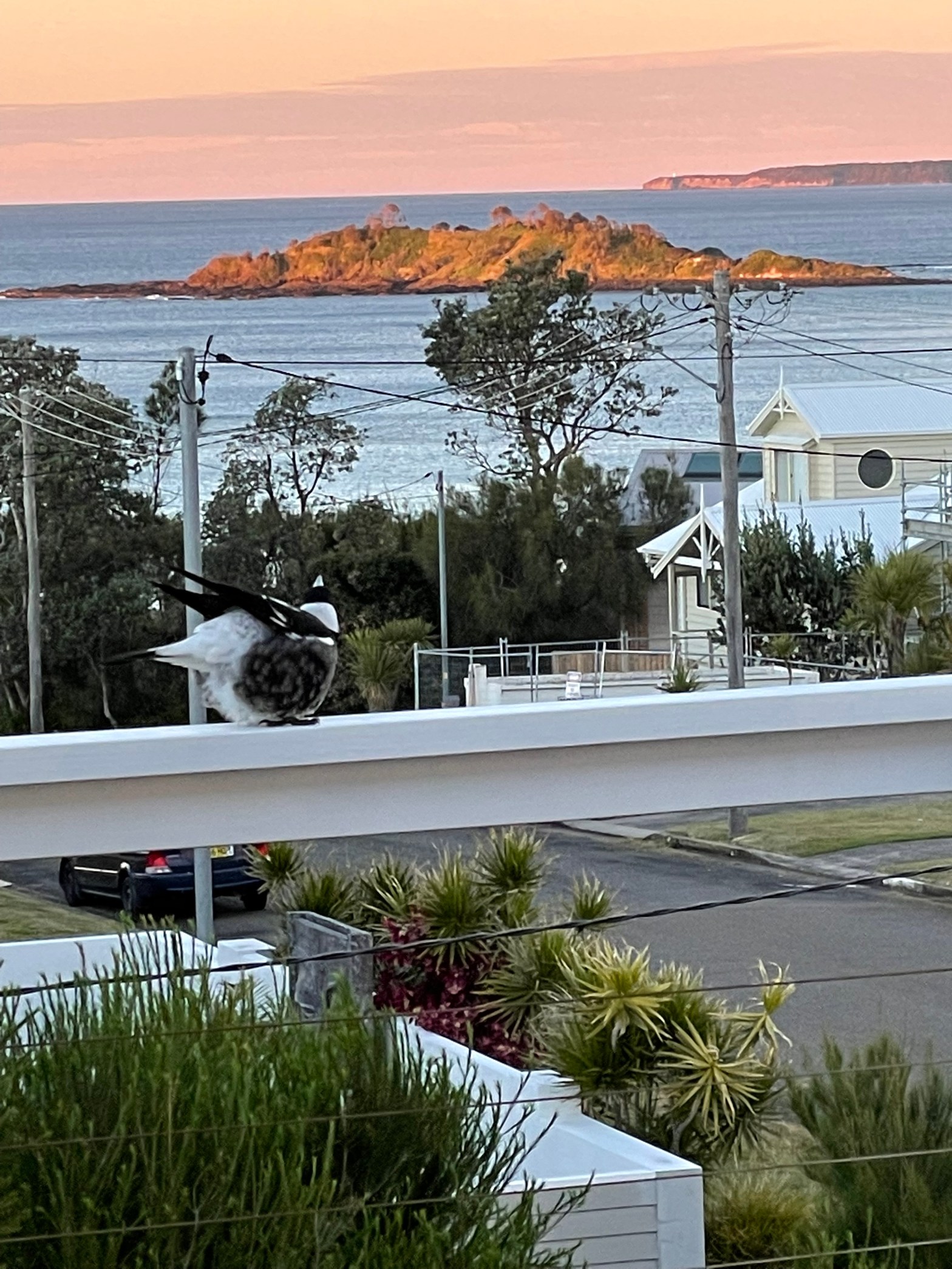 Sunset water views and tranquility at this beach accommodation for holiday rental in Manyana